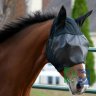 ABSORBINE: Маска от мух и солнца UltraShield® Fly Mask для морды и ушей лошади