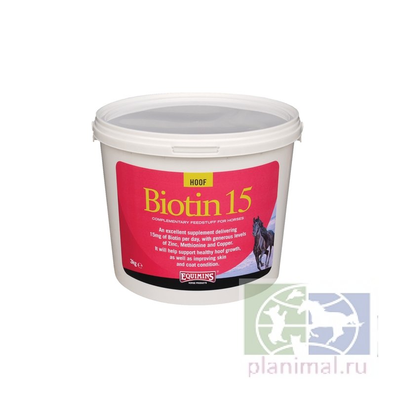 Equimins: Биотин , добавка для копыт и шерсти / Biotin 15, 20  кг