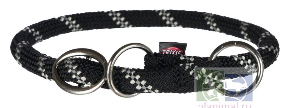 Trixie: Ошейник-удавка Sporty Rope, L: 50 см/ф 13 мм, чёрный, арт. 14638