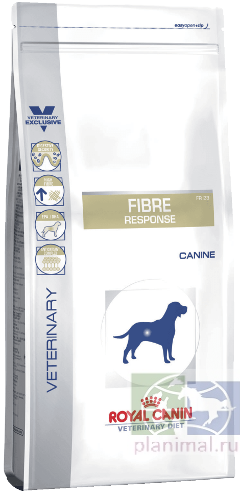 RC Fibre Response FR23 Canin диета с повышенным содержанием клетчатки для собак при нарушении пищеварения, 2 кг