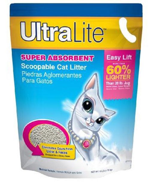 ULTRA LITE: Easy Lift, силикагелевый, бетонитовый, комкующийся, наполнитель для кошек, 2,27 кг, 5 л.