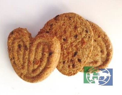 Био-лакомство "Поделись с лошадью" - пробиотическое печенье льняные сердечки Ассорти: яблоко/морковь, 900 гр.