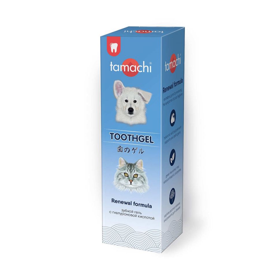 Экопром: Tamachi, Зубной гель, для собак и кошек, 100 мл