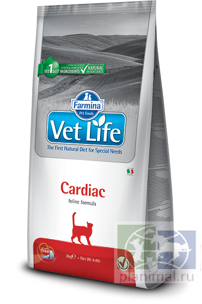 Vet Life Cat Cardiac диета для кошек при хронической сердечной недостаточности, 0,4 кг
