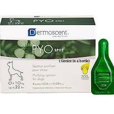 Dermoscent: PYOspot (пиоспот) капли на холку для собак 0-10 кг, 4 пипетки