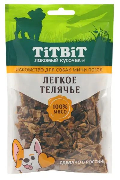 TiTBiT: Легкое телячье, для собак мини пород, 50 гр., арт. 024515