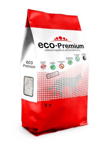 ECO Premium BLUE наполнитель древесный без запаха 20 кг 55 л