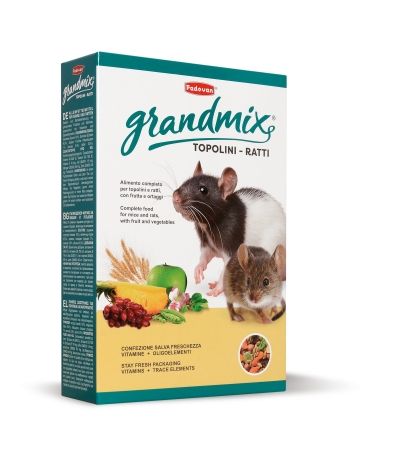Padovan GrandMix topolini e ratti полнорационный корм для мышей и крыс, 400 гр.
