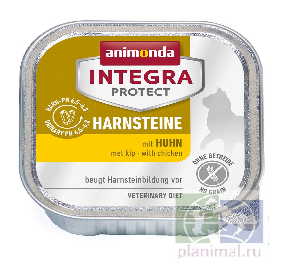Animonda Integra Protect Cat Harnsteine (URINARY) диета д/кошек при МКБ с курицей, 100 гр.