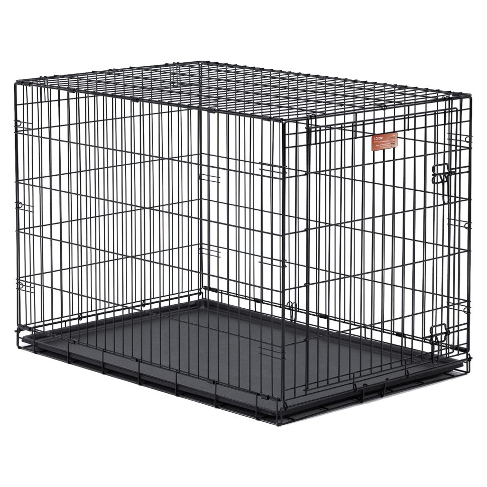 MidWest: Клетка iCrate, для собак, 1 дверь, черная, 108 х 72 х 77 см