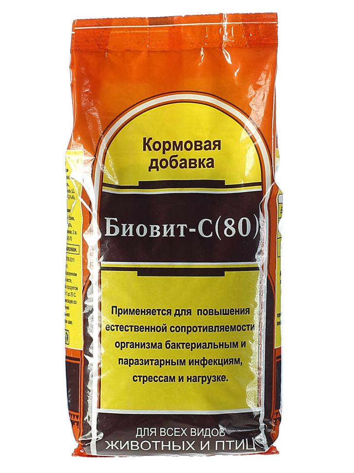 Добрый селянин: Биовит-С 80  кормовая добавка для животных и птицы, витамины группы В, белок, 450 гр.