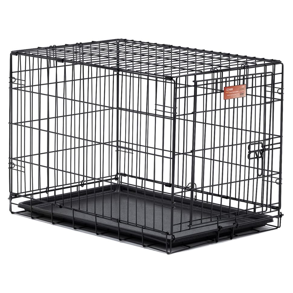 MidWest: Клетка iCrate, для собак, 1 дверь, черная, 76 х 48 х 53 см