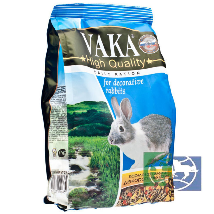 Вака High Qality корм для декоративных кроликов, 0,5 кг