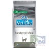 Vet Life Cat Neutered Male питание для взрослых кастрированных котов, 10 кг