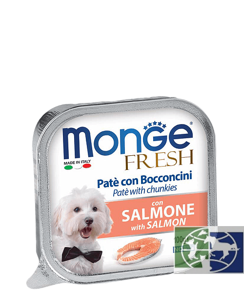 Monge Dog Fresh консервы для собак лосось 100 гр.