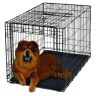 MidWest: Клетка Ovation, для собак, с торцевой вертикально-откидной дверью, черная, 95 х 59 х 64 см