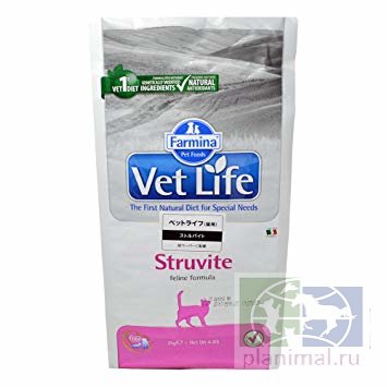 Vet Life Cat Struvite диета для кошек для растворения струвитных уролитов, 0,4 кг