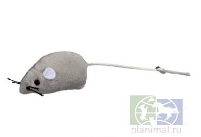 Trixie: Игрушка для кошек Плюшевая мышь с кошачьей мятой 5 см, арт. 4052