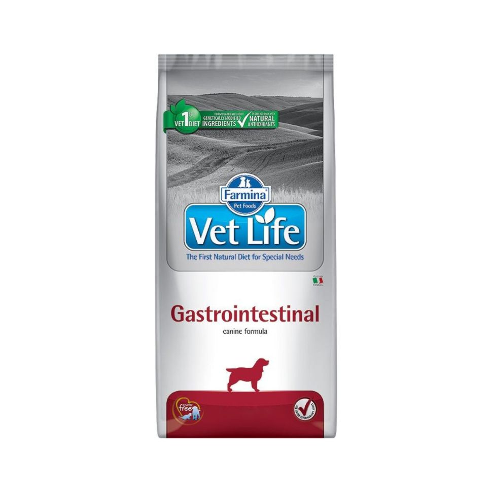 Vet Life: Dog Gastrointestinal, диета при заболеваниях ЖКТ, для собак, 2 кг
