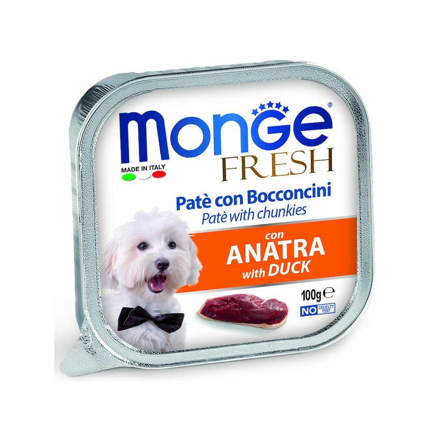 Monge Dog Fresh консервы для собак утка 100 гр.