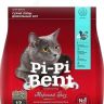 Pi-Pi Bent: Морской Бриз, комкующийся, бентонитовый наполнитель для кошек, 5 кг, 12 л.