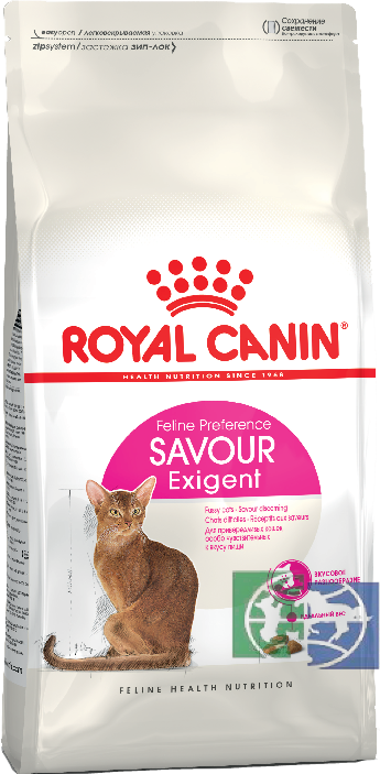 RC Savoir Exigent корм д/кошек. привередл. ко вкусу продукта, 4 кг
