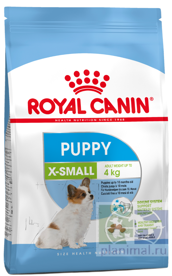 RC X-Small Puppy корм для щенков собак миниатюрных размеров (вес взрослой собаки до 4 кг) в возрасте с 2 до 10 месяцев 0,5 кг