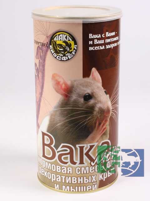 ВАКА Люкс, корм для декоративных крыс и мышей; 800 гр.