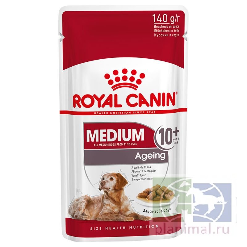 Royal Canin Medium Ageing кусочки в соусе для взрослых собак средних пород от 10 лет, 140 гр.