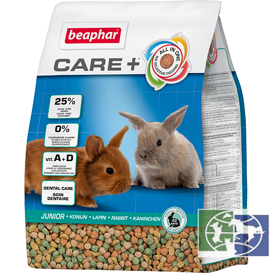 Beaphar: Корм Care+ для молодых кроликов 1,5 кг