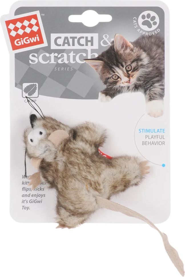 GiGwi: "Мышка", с кошачьей мятой, для кошек