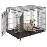 MidWest: Клетка Life Stages, для собак, 2 двери, черная,  93 х 59 х 64 см
