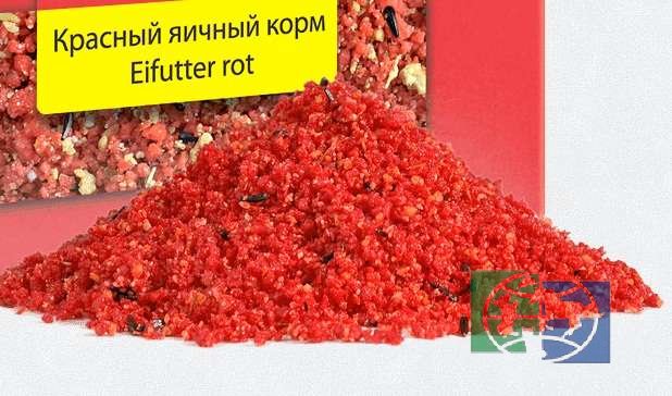 Рио Красный яичный корм для птиц, 350 гр. для усиления окраса для канареек и птиц с красным оперением