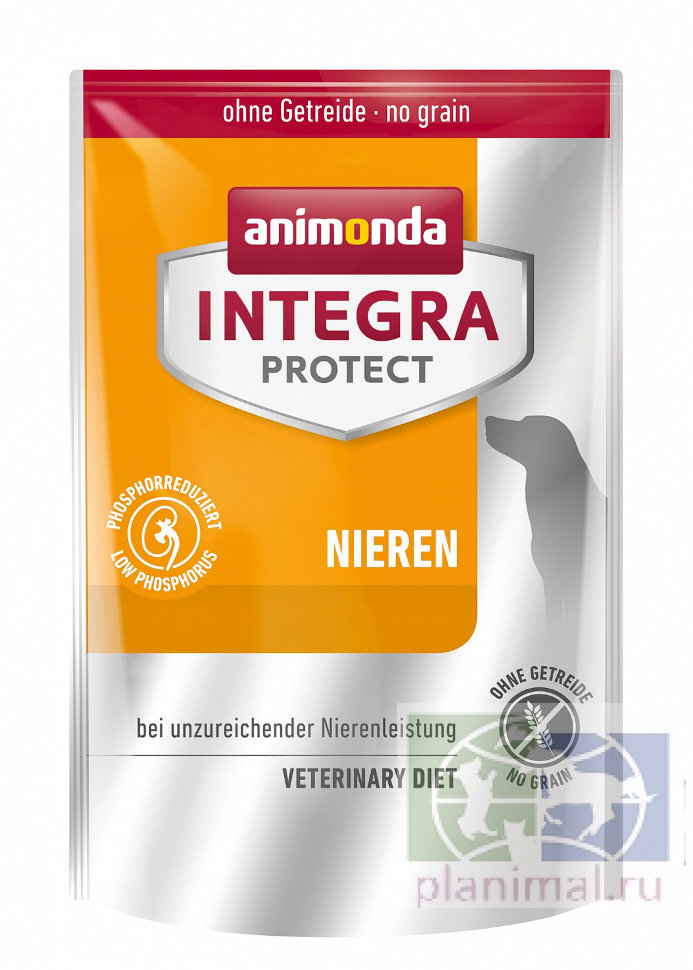 Animonda Integra Protect Dog Nieren (RENAL) диета для взрослых собак при хронической почечной недостаточности, 4 кг