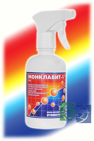 Монклавит-1, спрей антисептический, дезинфицирующий, 350 мл