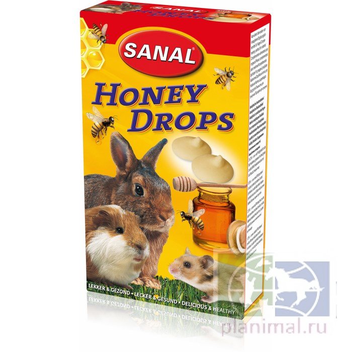 Sanal: Honey Drops Медовые дропсы для грызунов, 45 гр., арт. SK7500