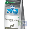 Vet Life Dog Neutered +10 kg, диета для взрослых кастрированных или стерилизованных собак весом более 10кг для контроля веса и профилактики развития мочекаменной болезни, 10 кг