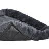 MidWest: Лежанка Pet Bed, для собак и кошек, меховая, серая, 55 х 33 см