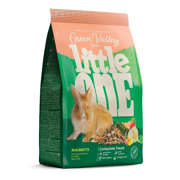 Little One "Зеленая долина" Корм из разнотравья для кроликов 60 видов трав, 750 гр.
