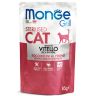 Monge: Cat Grill Pouch, пауч для стерилизованных кошек, итальянская телятина, 85г