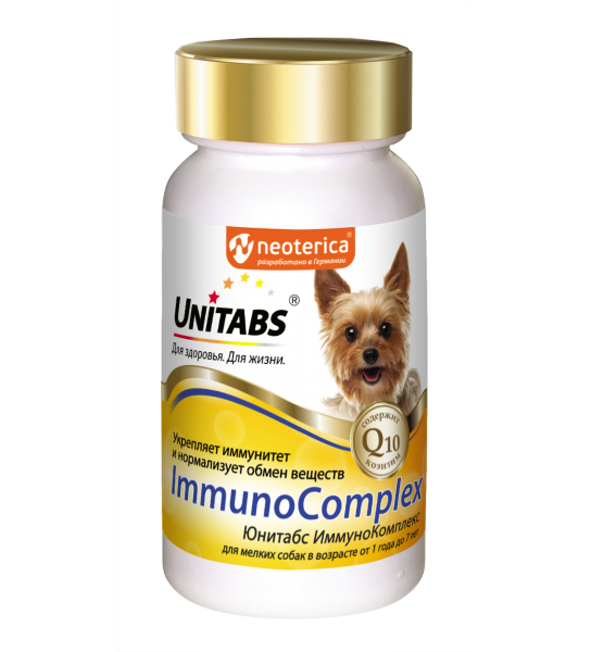 Unitabs: ImmunoComplex для мелких собак, 100 табл.