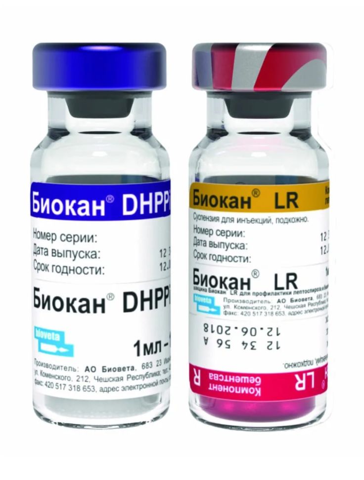Вакцина Bioveta, Биокан LR, для собак, 1 доза