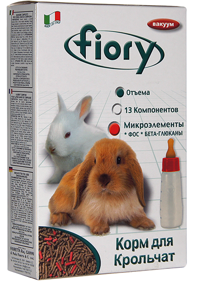 FIORY гранулы для крольчат Puppypellet 850 гр.
