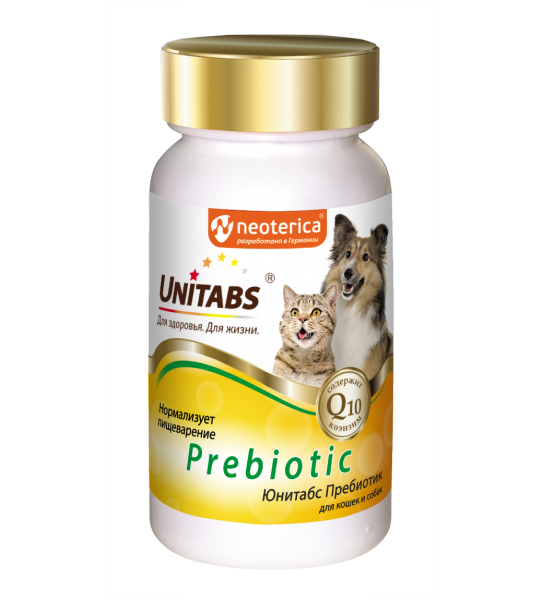 Unitabs: Prebiotic для кошек и собак, 100 табл.