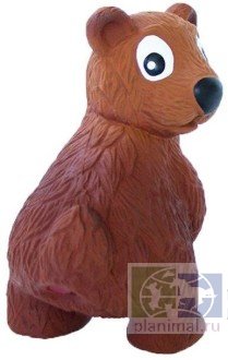 Petstages OH игрушка для собак Tootiez "Медведь" латекс с пищалкой, 22 см