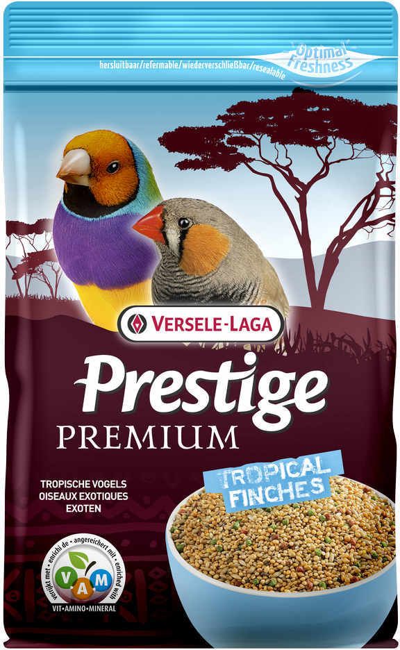 VERSELE-LAGA корм для экзотических птиц Prestige PREMIUM Tropical Finches 0,8 кг 