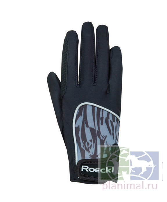 Roeckl: Перчатки детские Kuka, р.5, цвет черный. арт. 3305-250-000