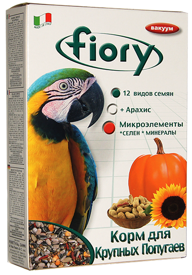 FIORY корм для крупных попугаев Pappagalli 2,8 кг