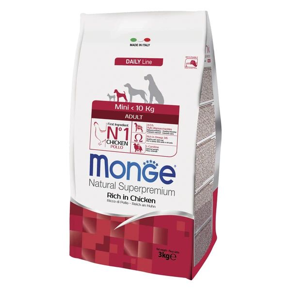 Monge: Dog Mini, корм для взрослых собак мелких пород, 3 кг