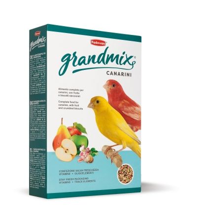 Padovan GRANDMIX Canarini комплексный основной корм для канареек, 400 гр.